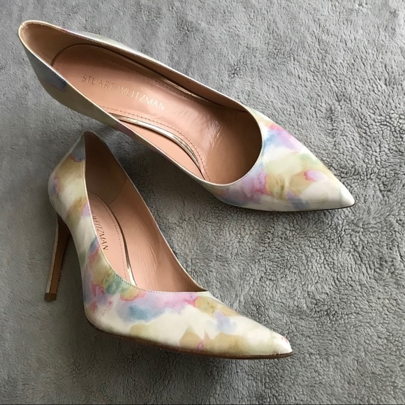 Stuart Weitzman Shoes - Stuart Weitzman Heist Pump Pastel Sunflower Patent